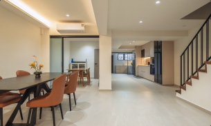 Landed housing interior design — open-concept renovations